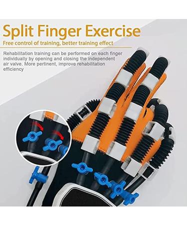 Finger Rehabilitation Stroke Robot Rehab Gloves Hemiplegia Finger Trainer Physical Therapy Equipment for Hand Dysfunction Patient (Left Hand X) - Buy Online on GoSupps.com