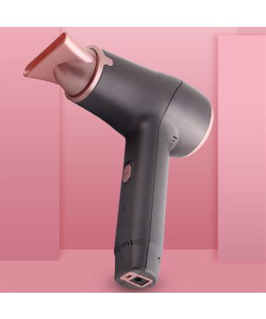 Cordless Hair Dryer with Charging Base Portable Travel Hair Dryers Lightweight Blow Dryer Rechargeable Wireless Hair Dryer Hot/Cold Air Gifts for Women/Mom Rose Gold
