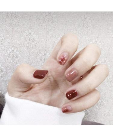 Shop 24PCs Cute French Artificial Nails - Fashionable Full Nail Tips for Ladies | Premium Quality Nail Art - Buy Online on GoSupps.com