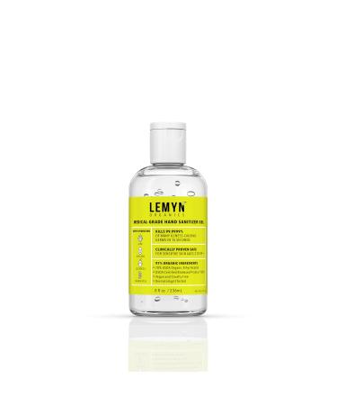 Lemyn Organics Medical Grade Hand Sanitizer Gel - 97% ORGANIC - 8 FL.OZ.
