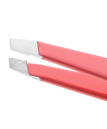 TWEEZERMAN Mini Tweezers with Hand-Filed Beveled Tip for Eyebrow Plucking - Geranium Color | International Shipping Available - Buy Online on GoSupps.com