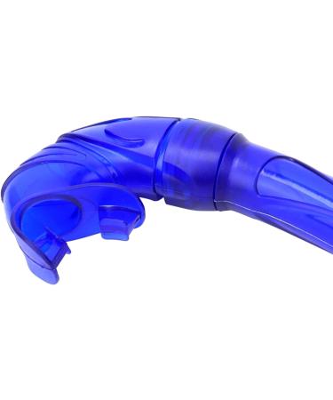 Wet Breathing Tube PVC Silicone Diving Breathing Tube - Blue | Professional, Comfortable, Flexible & Durable for Free Divers (Adults & Children) - Buy Online on GoSupps.com