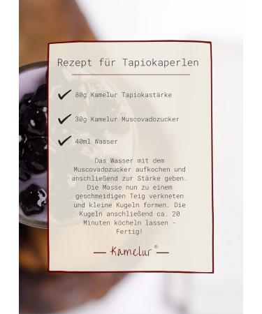  Kamelur 1 kg of organic cassava starch tapioca starch without additives - high-quality food starch from cassava root - tapioca starch BIO in biodegradable packaging - Buy Online on GoSupps.com