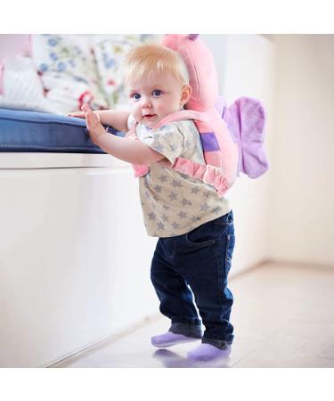 Baby Protection Set: Head Cushion Backpack + Knee Pads + Safety Socks - Butterfly Style - Buy Online on GoSupps.com