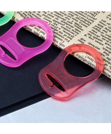 Norhogo 10-Piece Silicone Ring Set for Pacifiers - BPA-Free Ten Colors Baby Silicone Ring Holder - Buy Online on GoSupps.com
