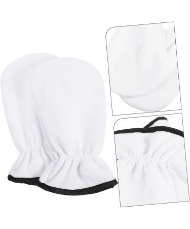 Healeved 1 Pair Maintenance Essential Oil Gloves Essential Oil Gloves Body Scrub Bath Shower Wax Hand Mitts Scrubber Mask Hand Mask Mittens Heating Gloves Polyester Bath Bag White Skin Care 29.00X16.00X1.00CM - Buy Online on GoSupps.com