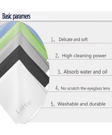 15 Pack Microfiber Glasses Cleaning Cloths - Lens Cleaner Wipes for Glasses, Phones, Watches & Screens - Buy Online on GoSupps.com