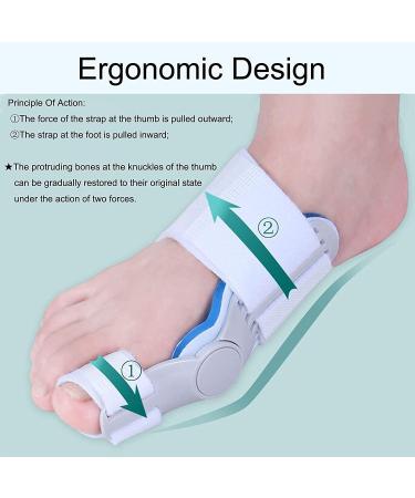 TANDCF Orthopedic Bunion Corrector for Women and Men - Adjustable Toe Straightener with Silicone Pad - Comfortable Hammer Toe Corrector - Breathable Medical-Grade Splint - Buy Online on GoSupps.com
