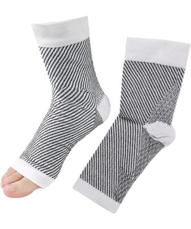 Buy Healeved Ankle Brace Sleeve - Support for Running Soccer & Fitness | Pressurized Ankle Protector - White - Buy Online on GoSupps.com