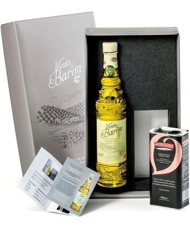 Venta del Bar n Gift Box: Award-Winning Extra Virgin Olive Oil from C rdoba 500ml, World Cup Winner - Buy Online on GoSupps.com