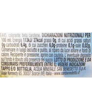 San Benedetto Orangeade Clementine Lot of 12 PET bottles 40 cl Orange lemonade - Buy Online on GoSupps.com