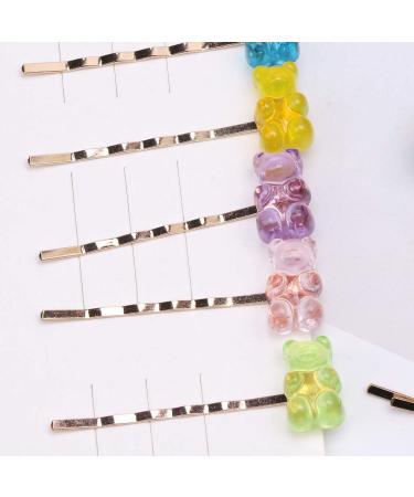 Atatmount Cartoon Panda Bear Hair Clips | Colorful Bubble Bear Rainbow Hair Jewelry for Women & Girls - Buy Online on GoSupps.com