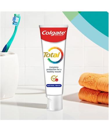 Colgate Total Natural Whitening | Whitening Toothpaste and Complete Protection | Teeth Whitener | Colgate Toothpaste Pack of 3 Tubes of 75 ml - Buy Online on GoSupps.com