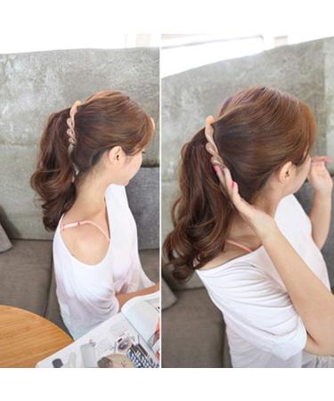 Banana Style Hair Clip Ponytail Lady Gift Girl Women Hairpin Headwear Accessories Attractive Design - Buy Online on GoSupps.com