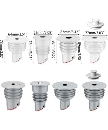 EAJORN Drain Seal Drainages Solution Drain Pipe Anti-Odor Sealing Rings Drain Pipe Seal Stop for Kitchen & Bathroom White-45-50mm - Buy Online on GoSupps.com