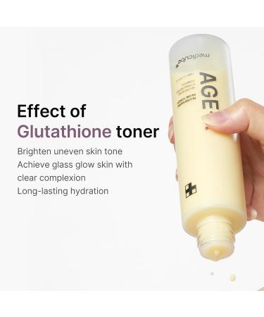 medicube Age-R Glutathione Glow Milky Toner Low-Irritation Double Layer Toner for Glass Glow Skin with Peptide Even Skin Tone Radiance Hydration Korean Skincare - Buy Online on GoSupps.com