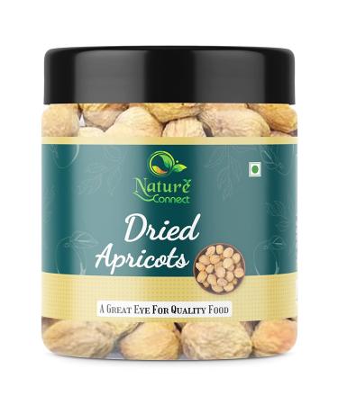 Nature Connect Turkish Dried Apricot Dry Fruits 200 gms| Dried Apricot Soft and Big Size Khumani | Apricots with Jar |apricots shell |Khumani Khubani_Packing May Vary