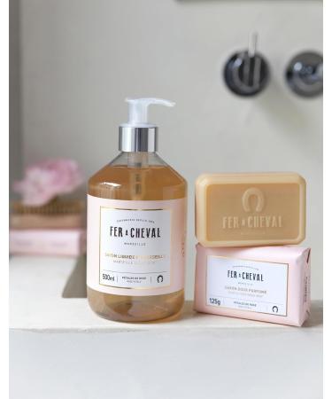 Fer Cheval Luxurious Tender Rose Gift Set | Olive Oil Soap French Hand Cream & Marseille Soap for Soft Skin - Buy Online on GoSupps.com