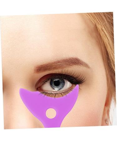 Angoily 3pcs Eyeliner Eyeshadow Baffle Lash Comb Separator Mascara Comb Silicone Eyeliner Make up Shield - Buy Online on GoSupps.com