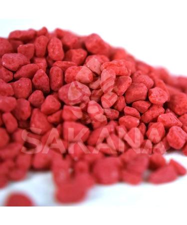 Sakana Red Aquatic Fish Gravel - Premium Aquarium Tank Pond Decoration Stones (1kg) 1 kg (Pack of 1) - Buy Online on GoSupps.com