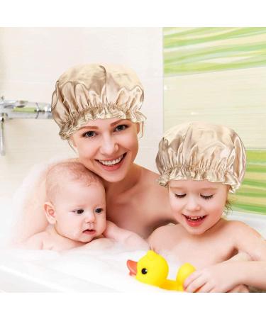 Sunbbingsp BQCA Waterproof Shower Cap - Stylish Acrylic Protection for Hair | International Shipping Available - Buy Online on GoSupps.com