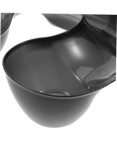 Hemobllo Plateau de Coloration Bac de Lavage de Cheveux Taille Standard Fonction Repose-nuque Usage Salon Coiffure Professionnel Plastique Noir - Buy Online on GoSupps.com