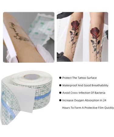 Waterproof PU Transparent Elastic Tape for First Aid & Surgical Dressing - 2 Rolls (5cmx10m) - Self-Adhesive & Transdermal - Buy Online on GoSupps.com