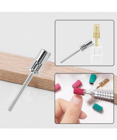 Bestgle Nail Cutter Bits 2 Pieces Nail Pin Bit Universal Fit Sanding Belts Mandrel Bit Tungsten Steel Sanding Bands Mandrel for Salon - Buy Online on GoSupps.com