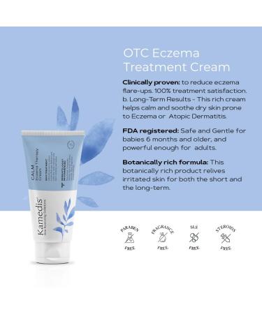 KAMEDIS Eczema Therapy Soothing Body Cream - Clinically Proven Itchy Relief for Dry & Sensitive Skin | Botanicals-Based & Dermatologist Recommended | Paraben-Free 2pk - Buy Online on GoSupps.com