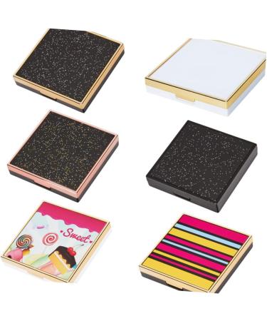 DRESSOOS 2 Pcs Empty Eyeshadow Dish Black Eye Shadow Girl Empty Eyeshadow Containers Eyeshadows DIY Eyeshadow - Buy Online on GoSupps.com