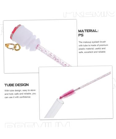 Beavorty 10 Pcs Keychain Mascara Brush Lash Lengthening Mascara Makeup Mascara Key Chains for Women Empty Mascara Tube and Wand Shiny Diamond Lash Empty Eyelash Brush Tubes Brighten - Buy Online on GoSupps.com