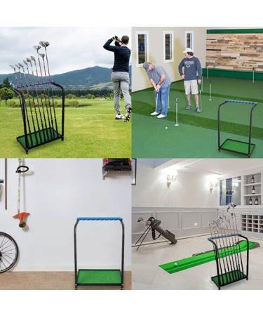 KOFULL Golf Putter Stand Display Rack | Premium Golf Club Holder & Garage Organizer - Easy to Assemble - Buy Online on GoSupps.com