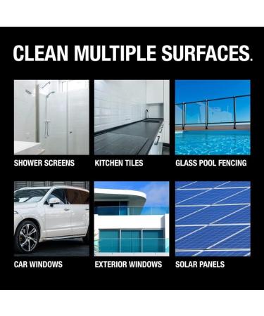 GLASSGUARD Glass Restoration Stain Remover 550ML | Hard Water Stain & Soap Scum Cleaner for Shower Doors & Windows | Includes Scouring Pad | Pack of 1 - Buy Online on GoSupps.com