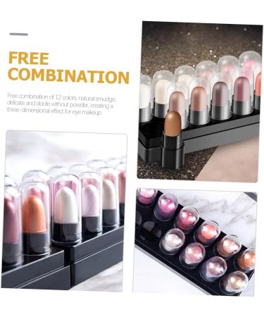 Beatifufu 12pcs 12 Shadow Box Eyeshadow Crayons Lying Silkworm Pen Makeup Stick Eyeshadow Pencil Eye Brightener Stick Girl Makeup Supplies Eye Makeup Tools Eye Highlighter - Buy Online on GoSupps.com