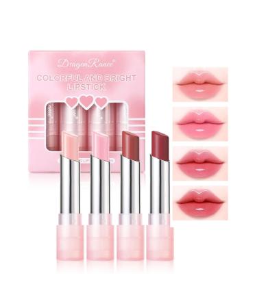 Color Changing Lipstick - Tinted Glass Moisturizing Lip Balm - Pink pH Magic Lipstick - Long Lasting Moisturizing Lip Gloss - Tinted Lip Balm for Women