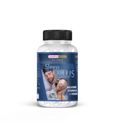 Healthy Fusion Melatonin 1.5mg | L-Theanine and Vitamin B6 | Eliminates Insomnia and Sleep Disorders | Prevents Night Awakening | Effective Effect in 30 Minutes | 90 Natural Capsules