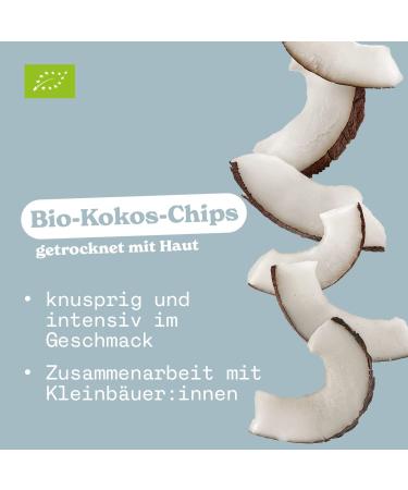 Nut Perfect Bio Coconut Chips - Organic Crispy Dried Coconut 100g | Intense Flavor & Sustainable Sourcing with Kleinb uer: Inside - Buy Online on GoSupps.com