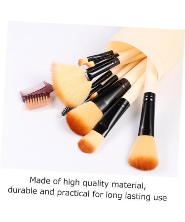 Set of 12 make-up make-up mixing eyebrow brush eyeshadow brush mixing brush kit make-up brush kit powder brush face make-up brush flour - Buy Online on GoSupps.com