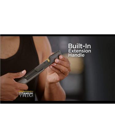 MicroTouch Titanium TRIM - Lighted Hair Cutting Tool & Body Groomer - Buy Online on GoSupps.com