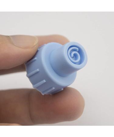 Face Care Skin Beauty Set Spare Parts Water Scrub Silicone Tips (12 pcs Small and Large Vortex) Blue Silicone 12Pcs - Buy Online on GoSupps.com