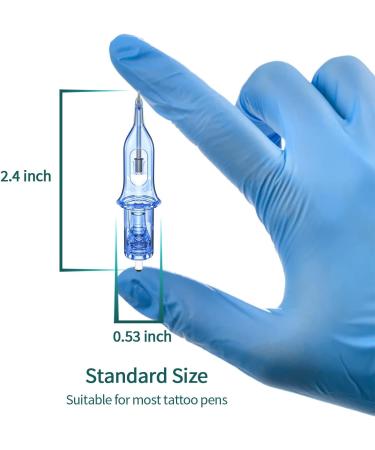 50PCS Tattoo Needles Standard Sizes 1203RL+05RL+07RL+09RL+11RL  10Pcs of Each Tattoo Cartridge Needle Round Liner Tattoo Needle Assorted - Buy Online on GoSupps.com