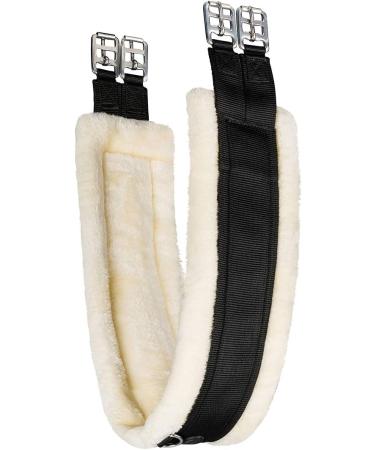 Buy Equinate Midland Long Saddle Girth 95-140cm | Synthetic Lambskin Belly Girth for Comfort | International Shipping Available - Buy Online on GoSupps.com