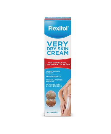 Flexitol Very Dry Skin Cream Rich Moisturizing Body Cream with Urea  4.4 Ounce Tube