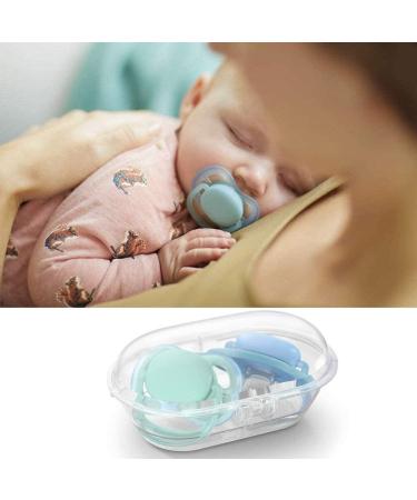 Philips Avent Ultra Air Pacifiers for Babies 0-6 Months - Pack of 4 with Sterilization Box | International Shipping Available - Buy Online on GoSupps.com