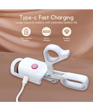 Heated Electric Eyelash Curlers - 3 Heat Levels - White - Buy Online on GoSupps.com