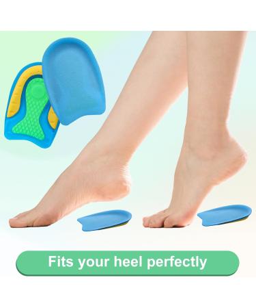 Sibba 4 Pcs Children Heel Cups - Arch Support Insoles for Comfort | Non-Slip Silicone Shoe Inserts | Breathable Cushion Sole Protectors for Little Sports - Buy Online on GoSupps.com