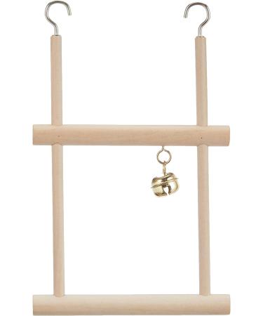 Trixie Wood Swinging Trapeze with Two Bells Brown 0.1KG 12 x 20 cm - Buy Online on GoSupps.com
