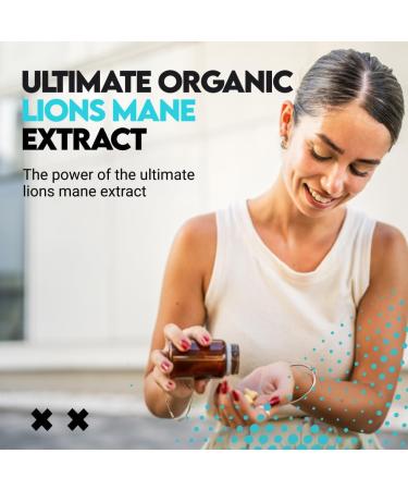 UTOYA Lions Mane Supplement Capsules - Gluten Free/Vegan Mushroom Supplements for Brain Power Stress Relief Mental Clarity and Calm - Non- GMO Immune Support Supplements - 120 Capsules - Buy Online on GoSupps.com