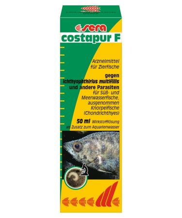 Sera CostaPur F 50 ml - medicinal products for fish against Ichthyophthirius Multifiliis and other individual skin parasites medicine for the aquarium