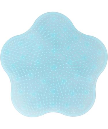 Silicone Shower Foot Scrubber Mat - Deep Clean Your Feet in the Shower | Calming Blue Foot Cleaner - Buy Online on GoSupps.com